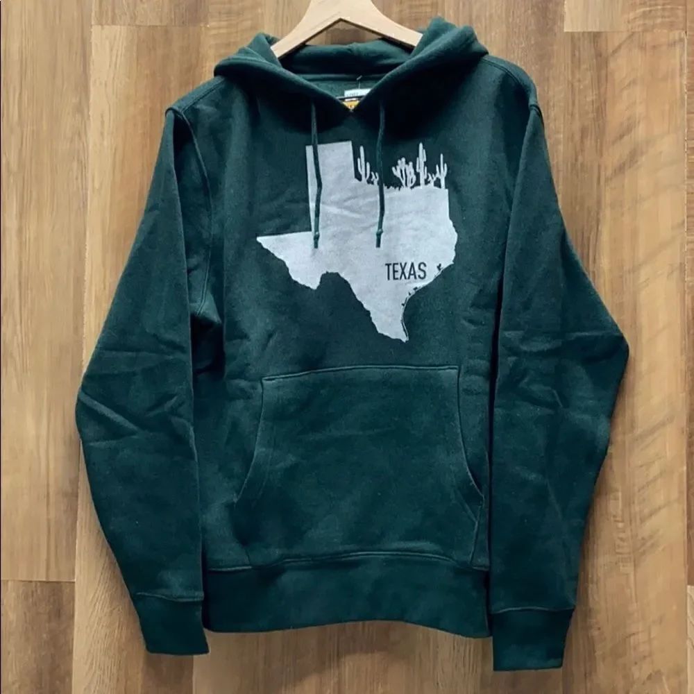 Dark Green Texas Hoodie